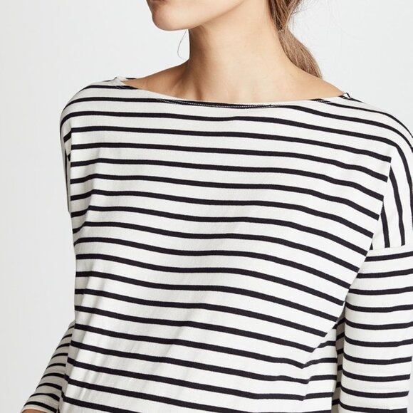 HATCH The Bateau Striped Maternity Top Sz 2 - Picture 4 of 6